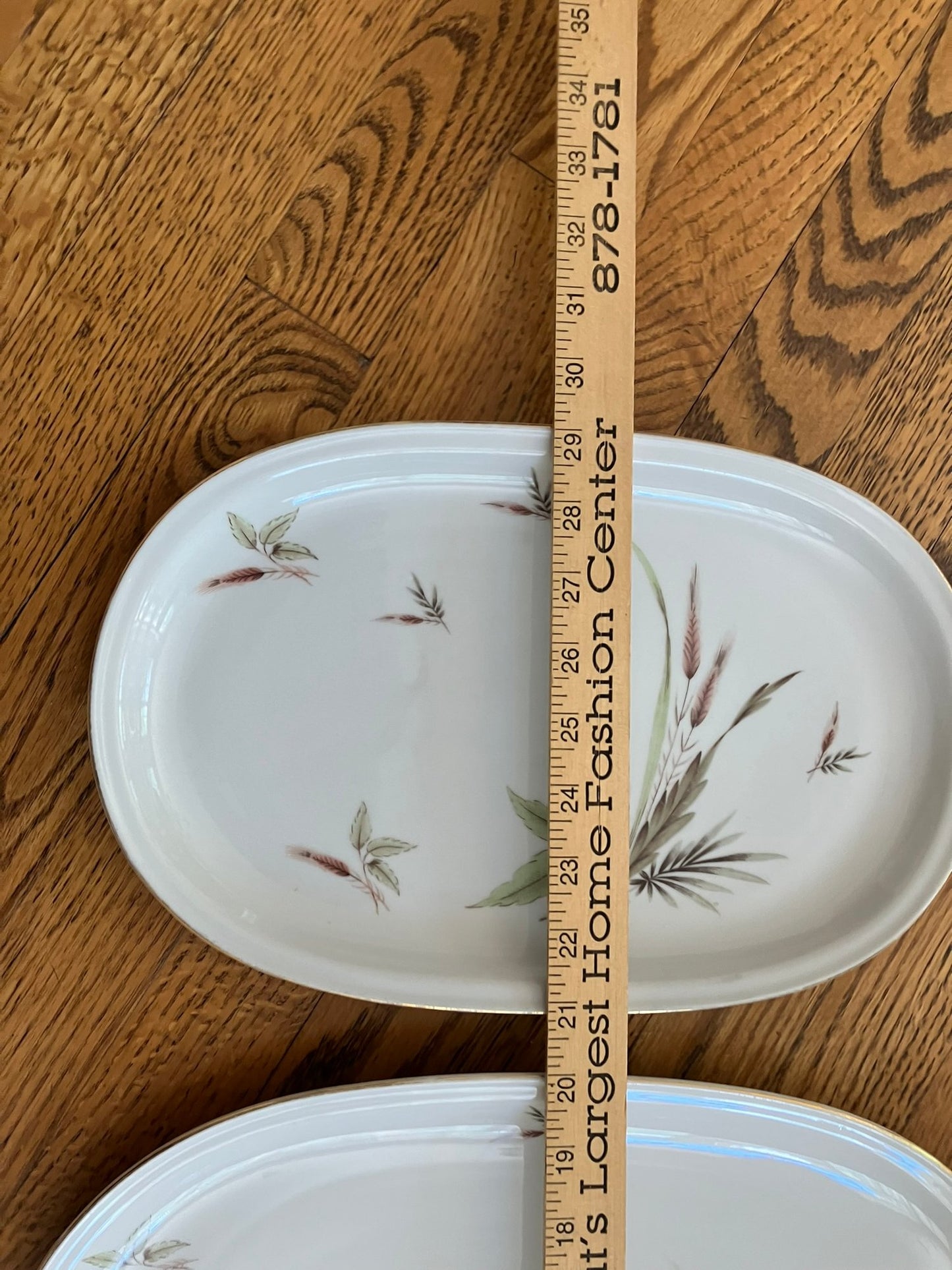 Trio Of Hand Painted VICTORIA BAREUTHER-BAVARIA German Platters