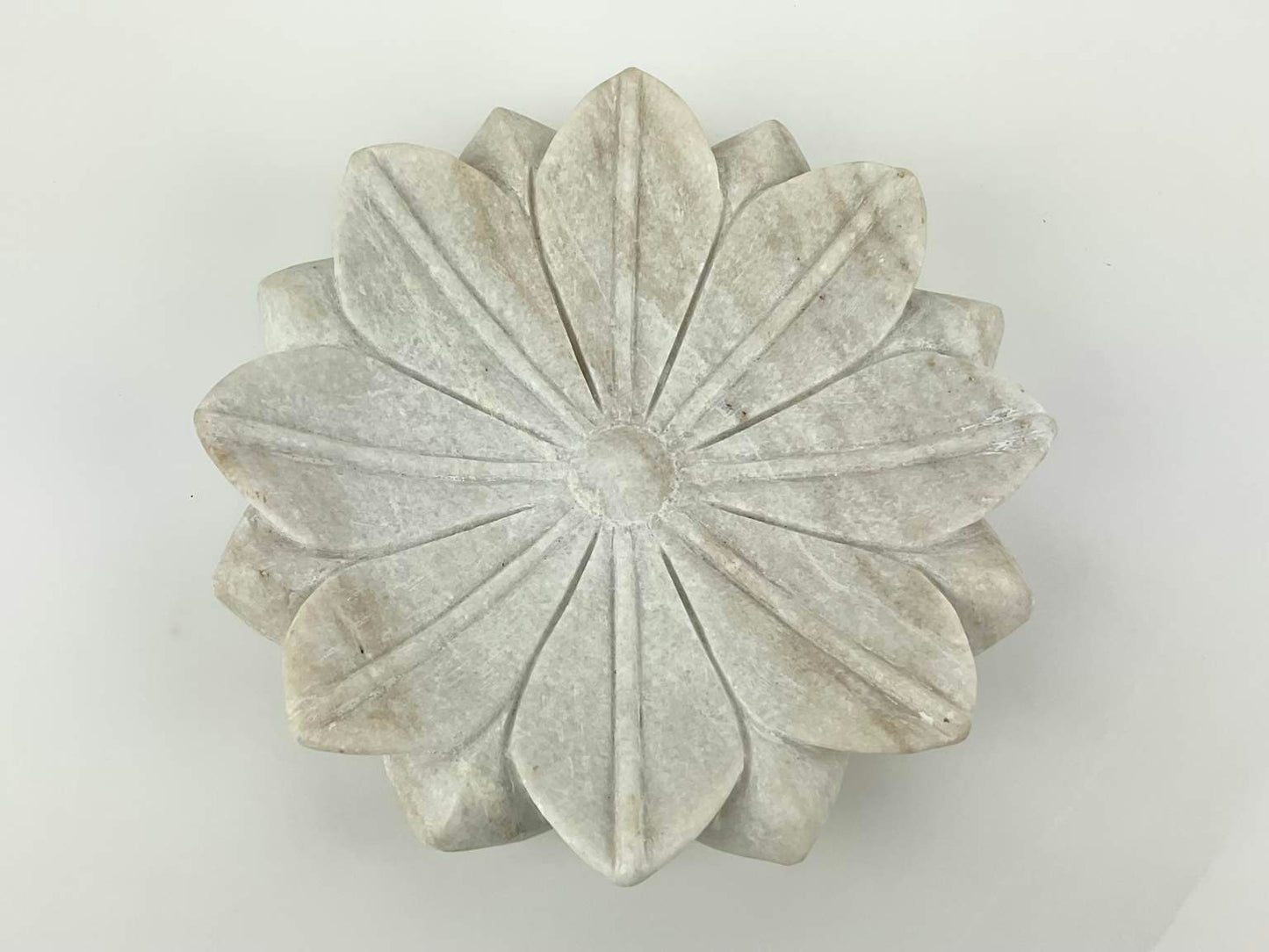 Marble Lotus Flower Plate