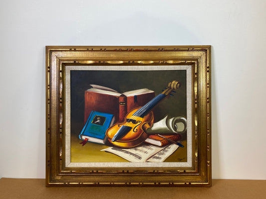 Literature And Music Still Life - Alton Tobey