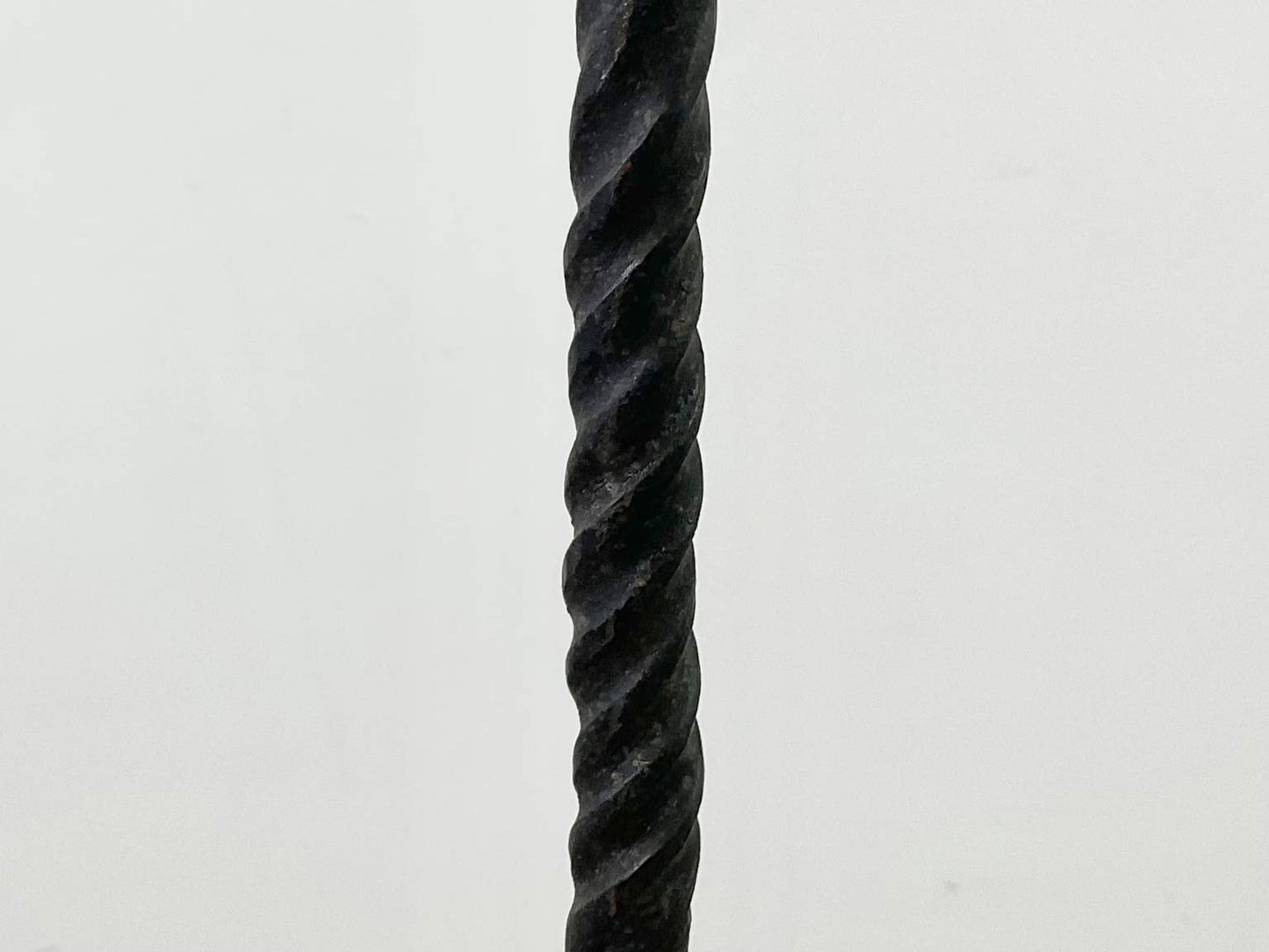 Antique Tall Wrought Iron Floor Candelabra
