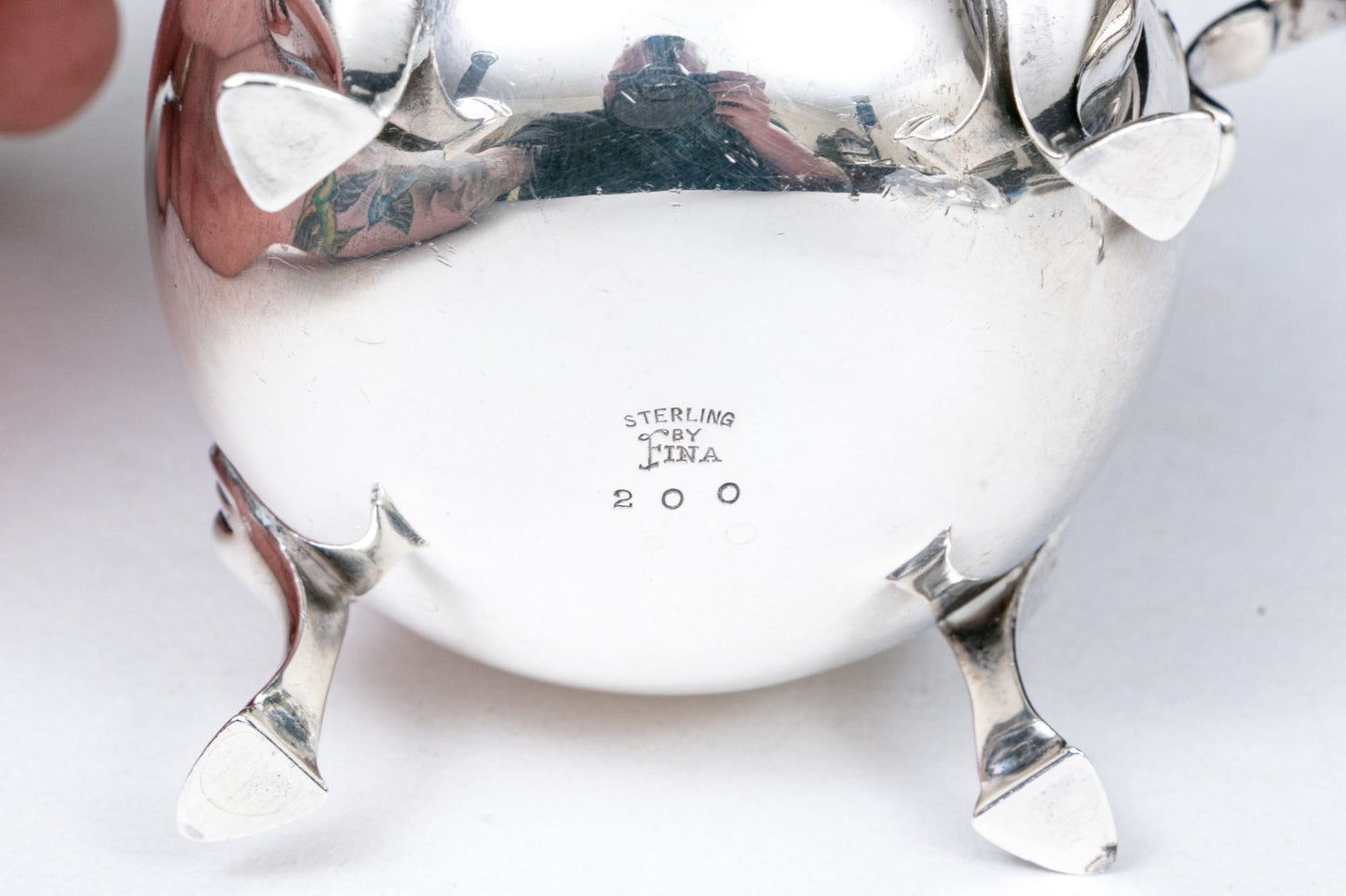 Sterling Silver Creamer And Sugar Bowl, 9.19 OZT
