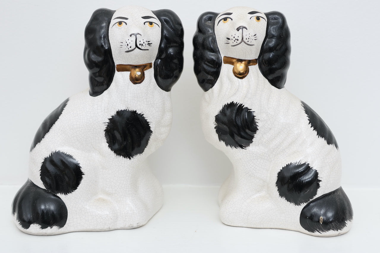 Pair Of English Porcelain Staffordshire Figurines