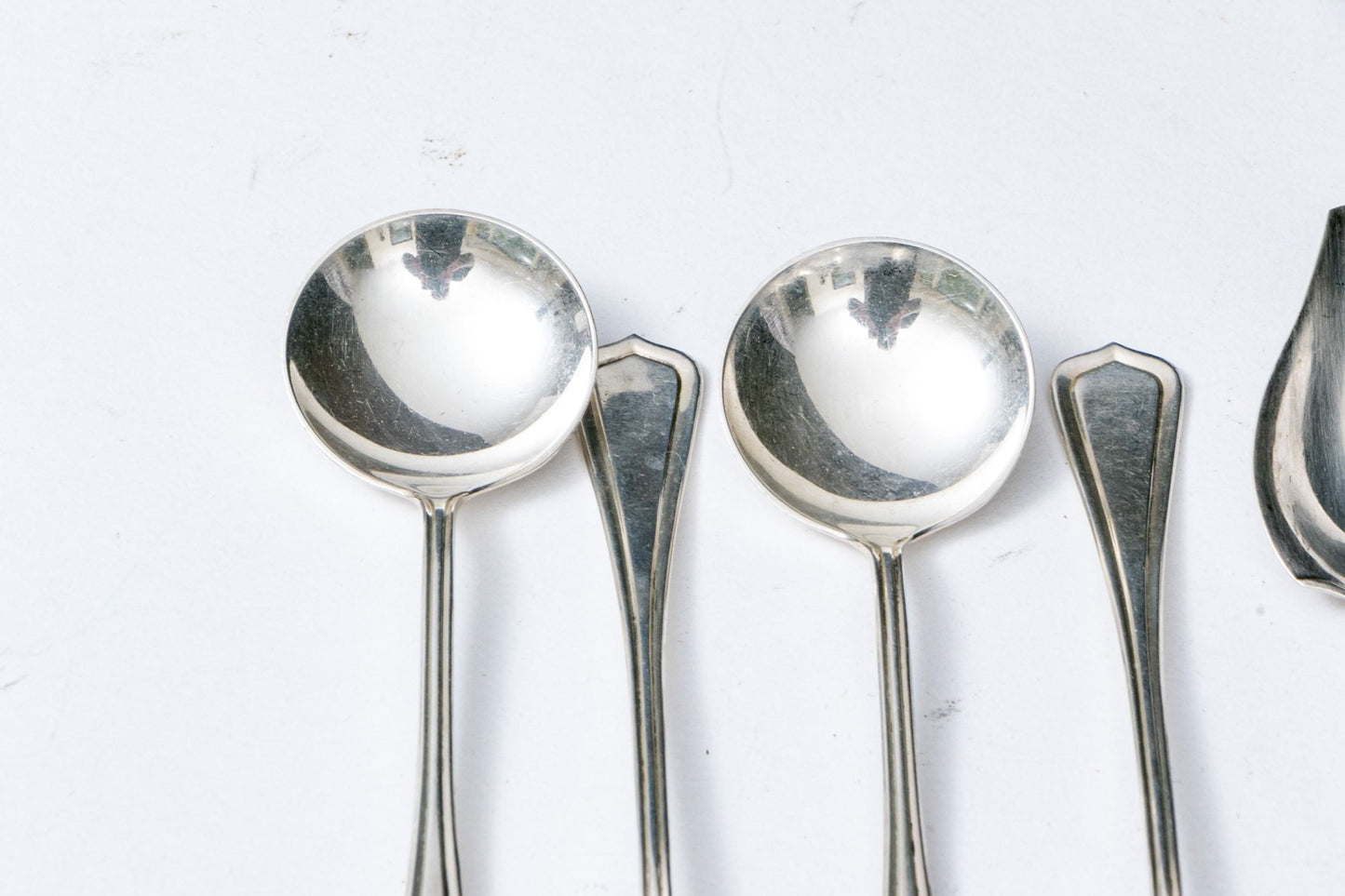 Eight Assorted Sterling Silver Spoons, 4.395 OZT