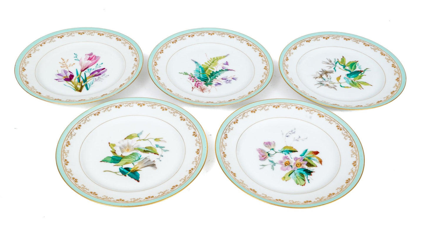 Gillman Collator China Plates, Set Of 5