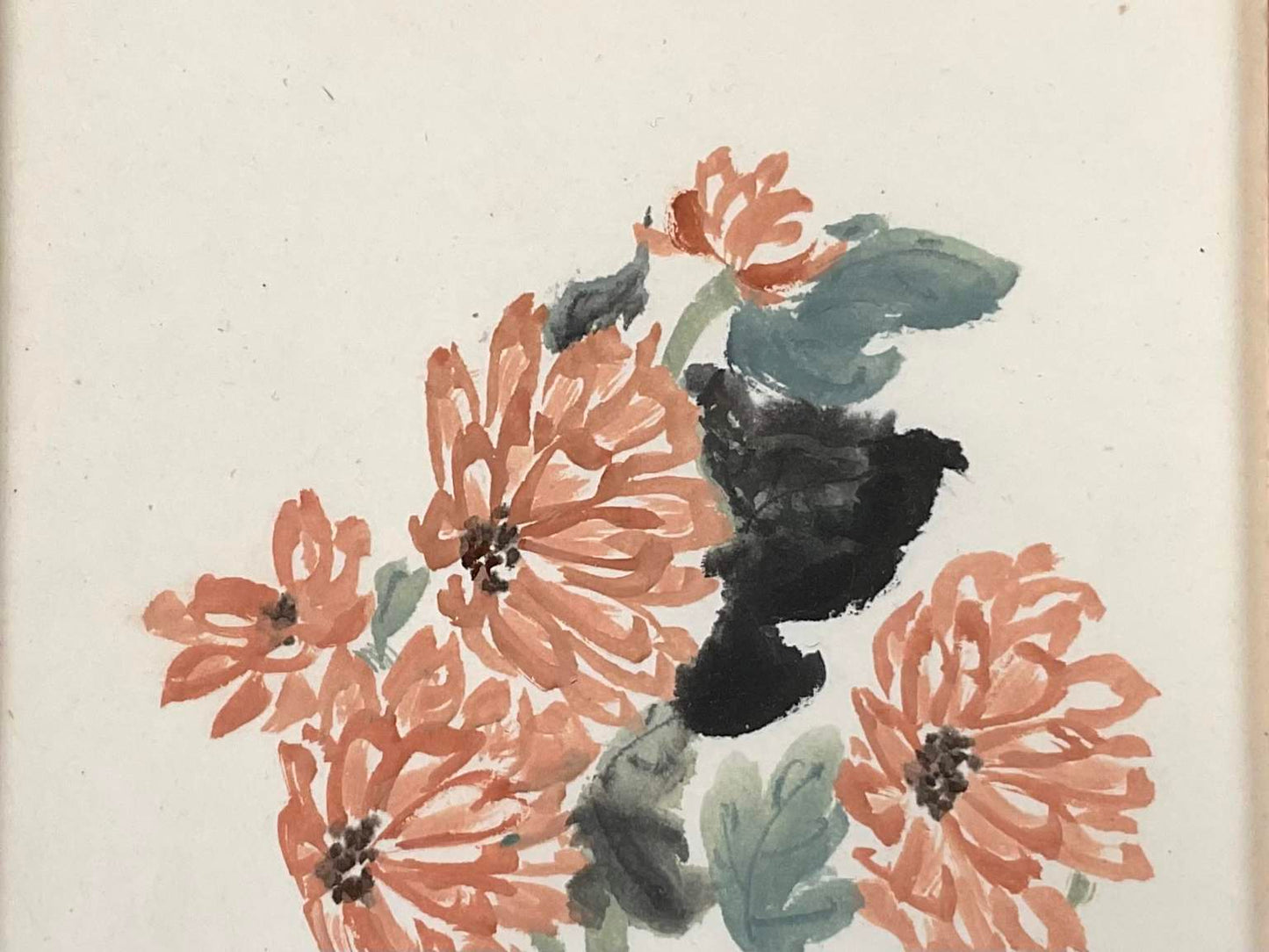 Kit Hughes, Oriental Brush on Paper, Signed