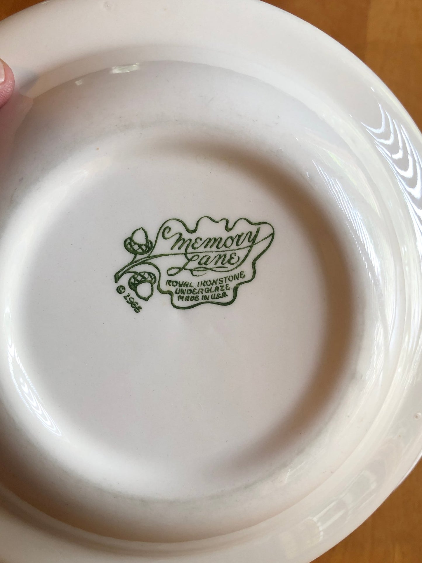 Memory Lane Ironstone Soup Bowls 8 pcs
