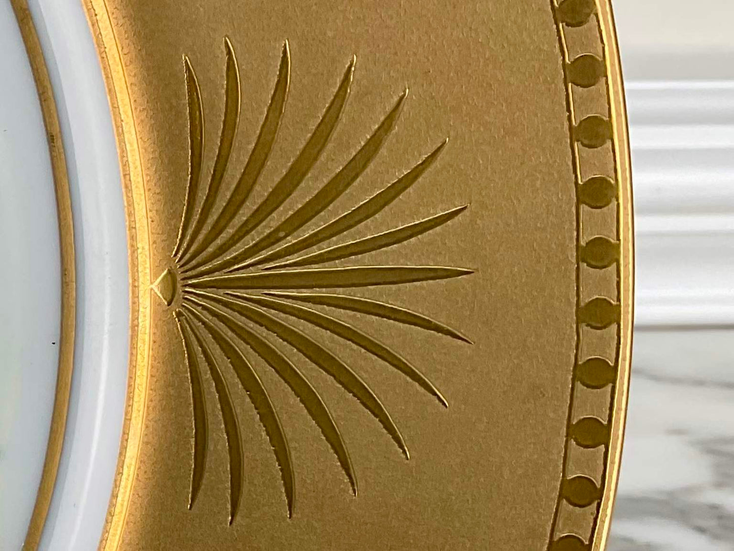 Stunning Lynn Chase Golden Cheetah Plate