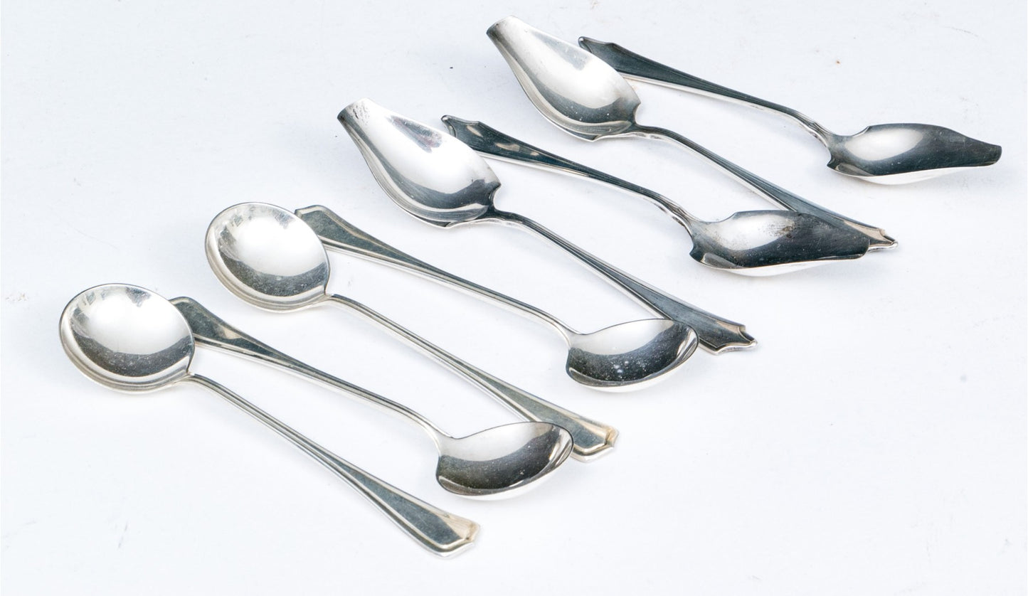 Eight Assorted Sterling Silver Spoons, 4.395 OZT