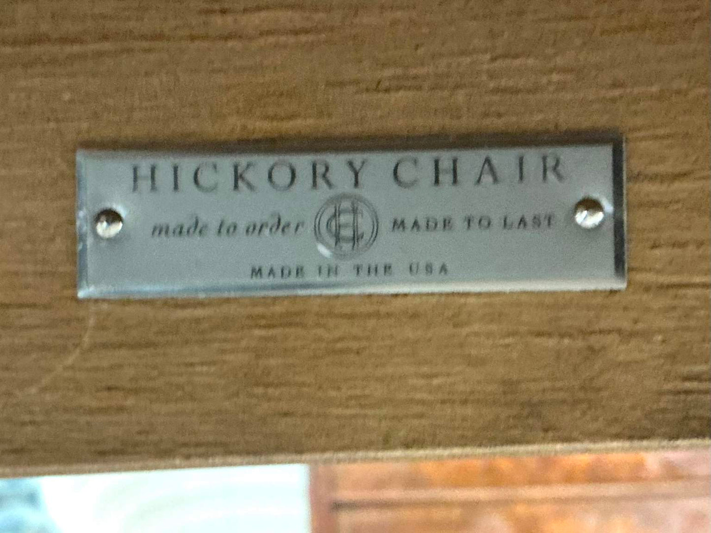 Hickory “Ingold” Mahogany Oval Expansion Dining Table