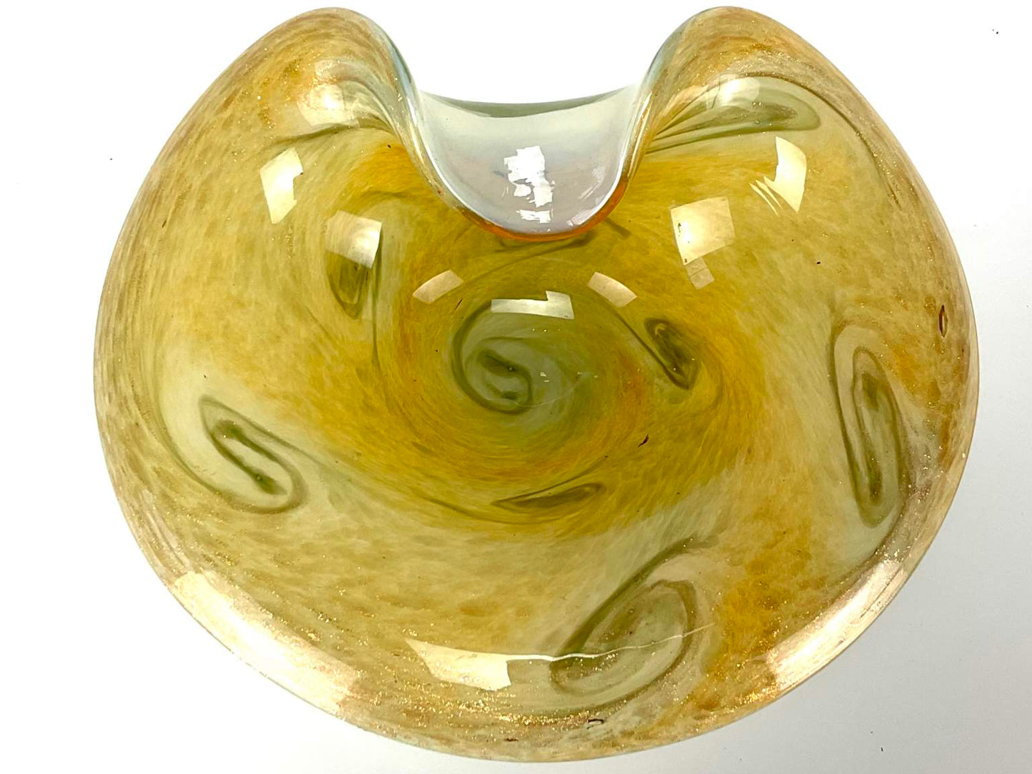 One of kind Vintage Italian Murano Glass Bowl.