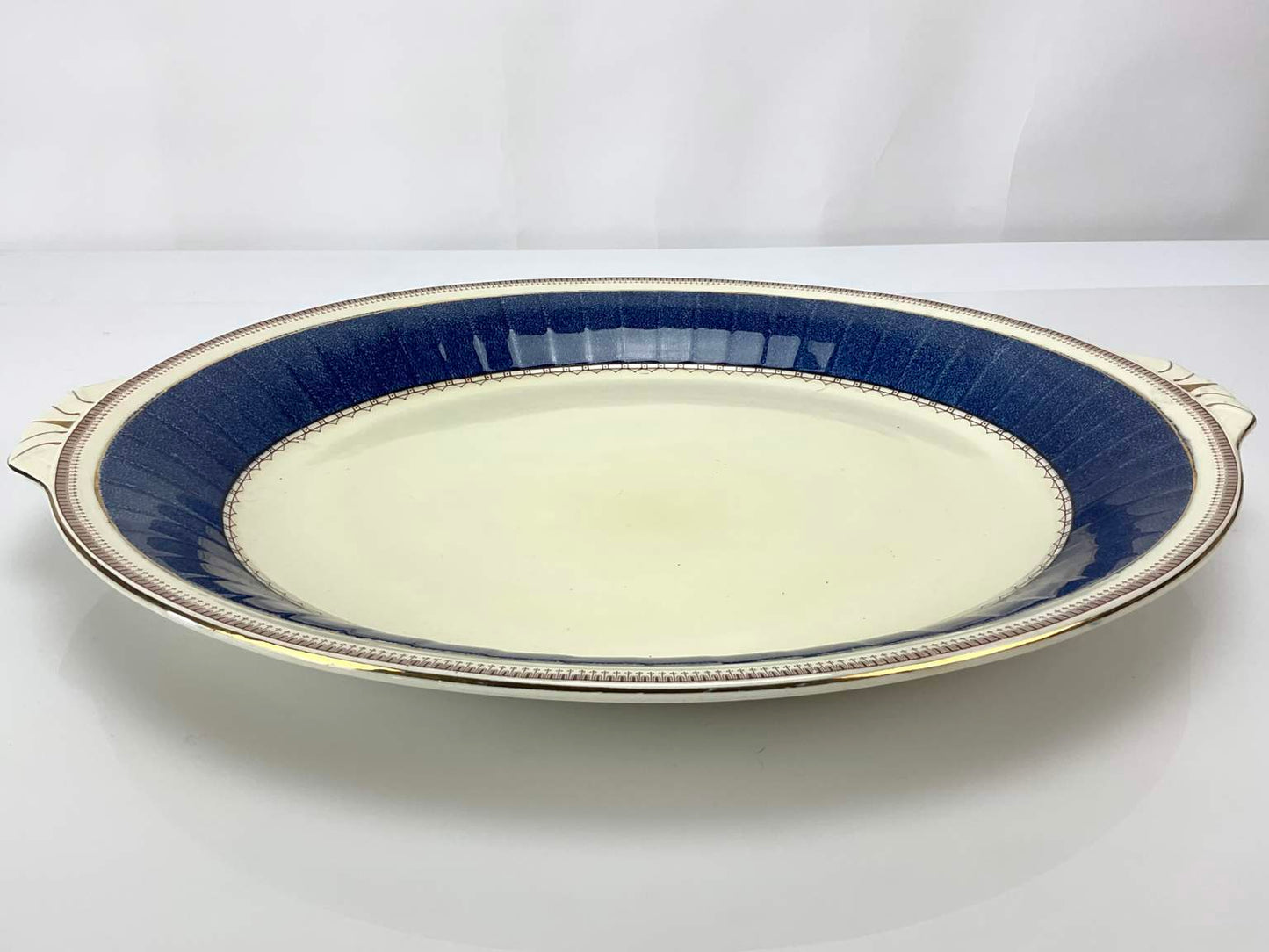 Very Large Vintage Grindley Melrose English Porcelain Platter, 18.75"