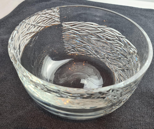 Vintage Sasaki Crystal Bowl for Mikasa