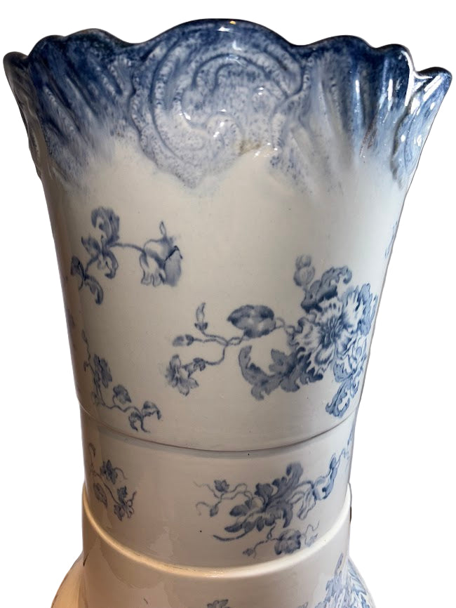 1900s Victorian Umbrella Stand by Maddocks Lamberton Pottery Trenton, Nj
