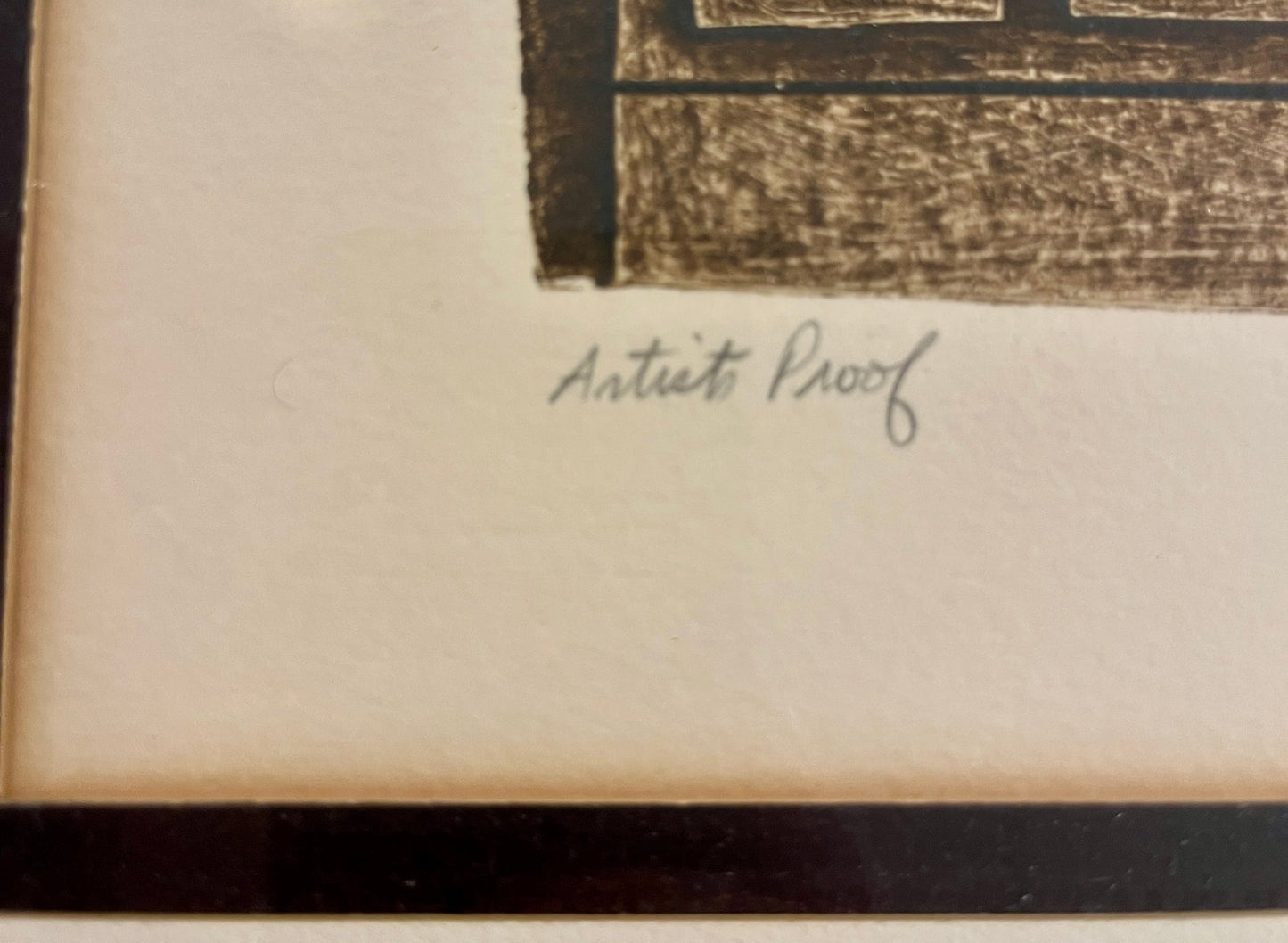 Framed Lithograph - Signed "A. Martin Friedman '73 - Artist's Proof - Calle Antigua"