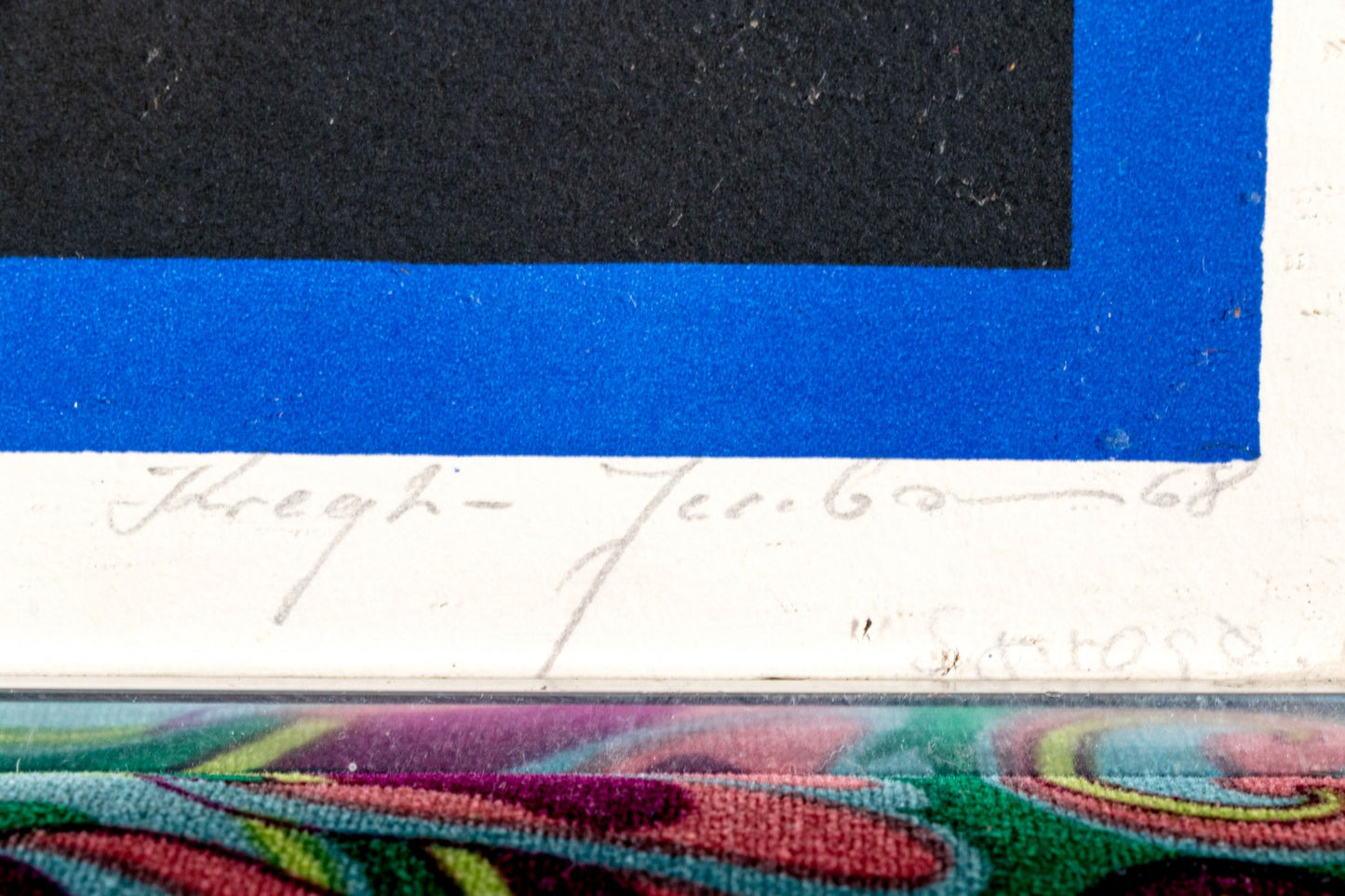 Krogh-Jacobsen (20th C.) Signed Lithograph, Circa 1968