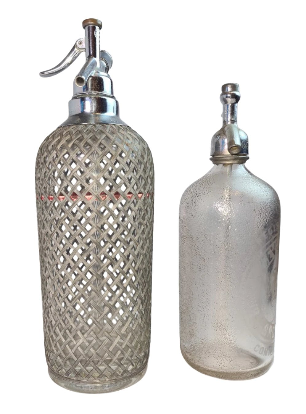 Vintage Seltzer Bottles 1940-1950s Bronx & Brooklyn NY
