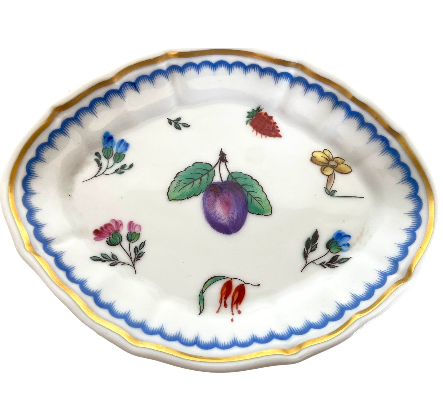 Three Vintage Richard Ginori "Italian Fruit" Pickle Dishes