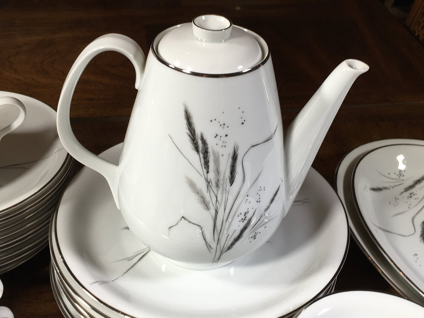 Fabulous Vintage ROSENTHAL CONTINENTAL Wheat China Set - 78 Pieces Including Serving Pieces