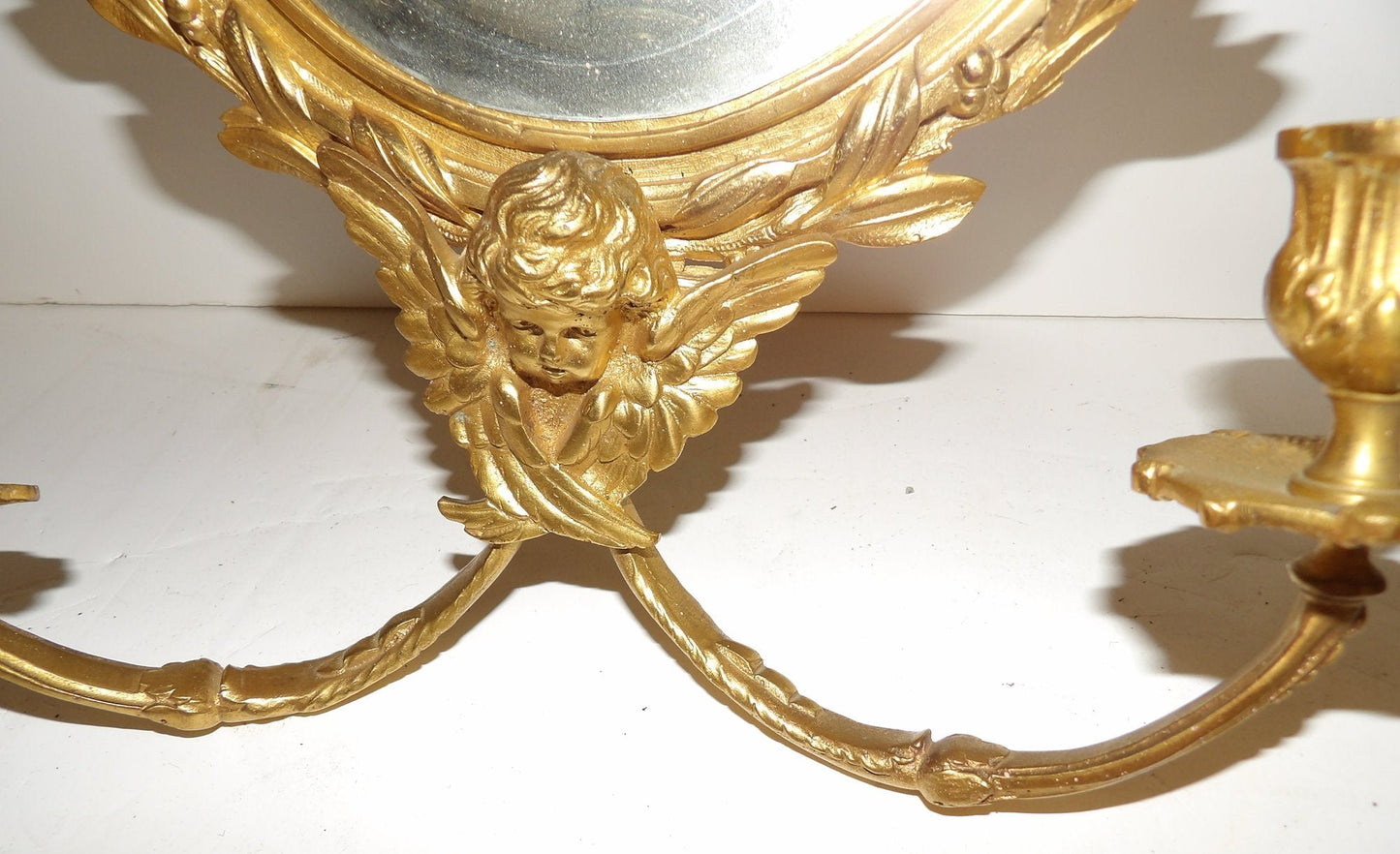 Gilt Brass Sconce  2/2