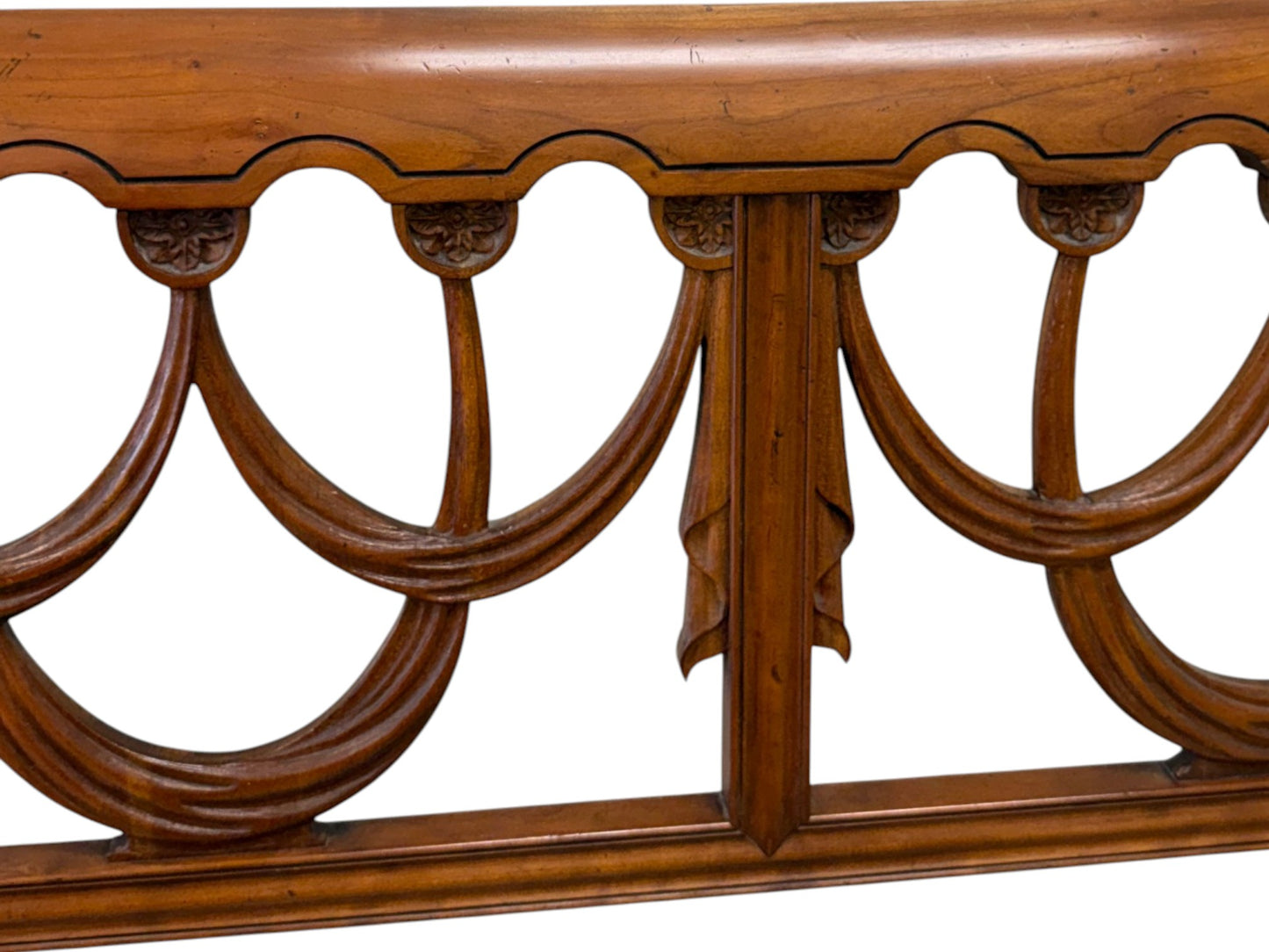 Baker Furniture Chippendale-style Mahogany King-Size Headboard
