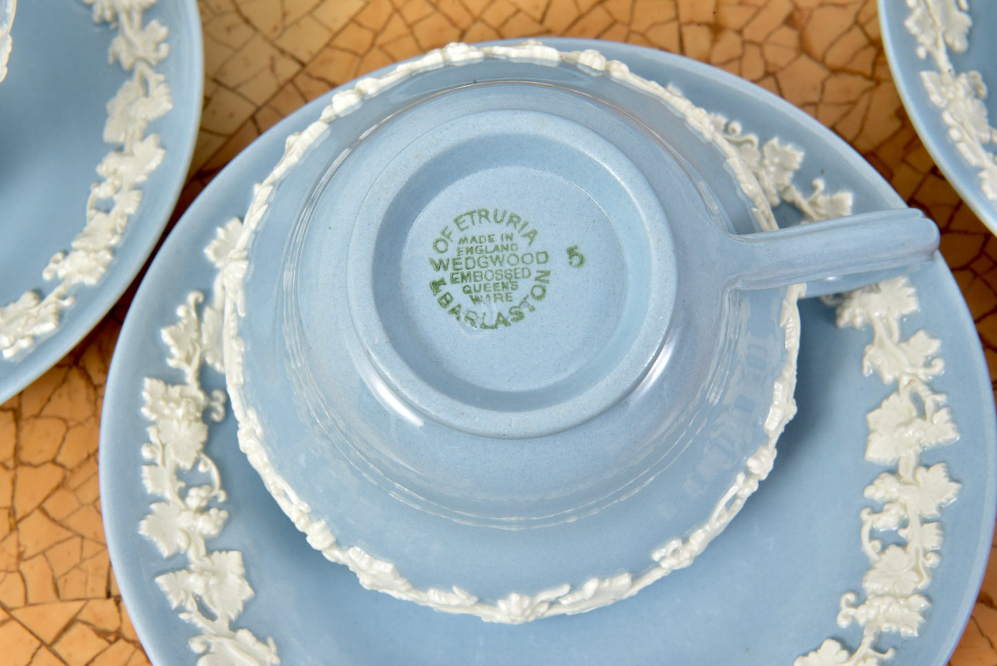 Wedgwood Queensware Tea Cups And Saucers