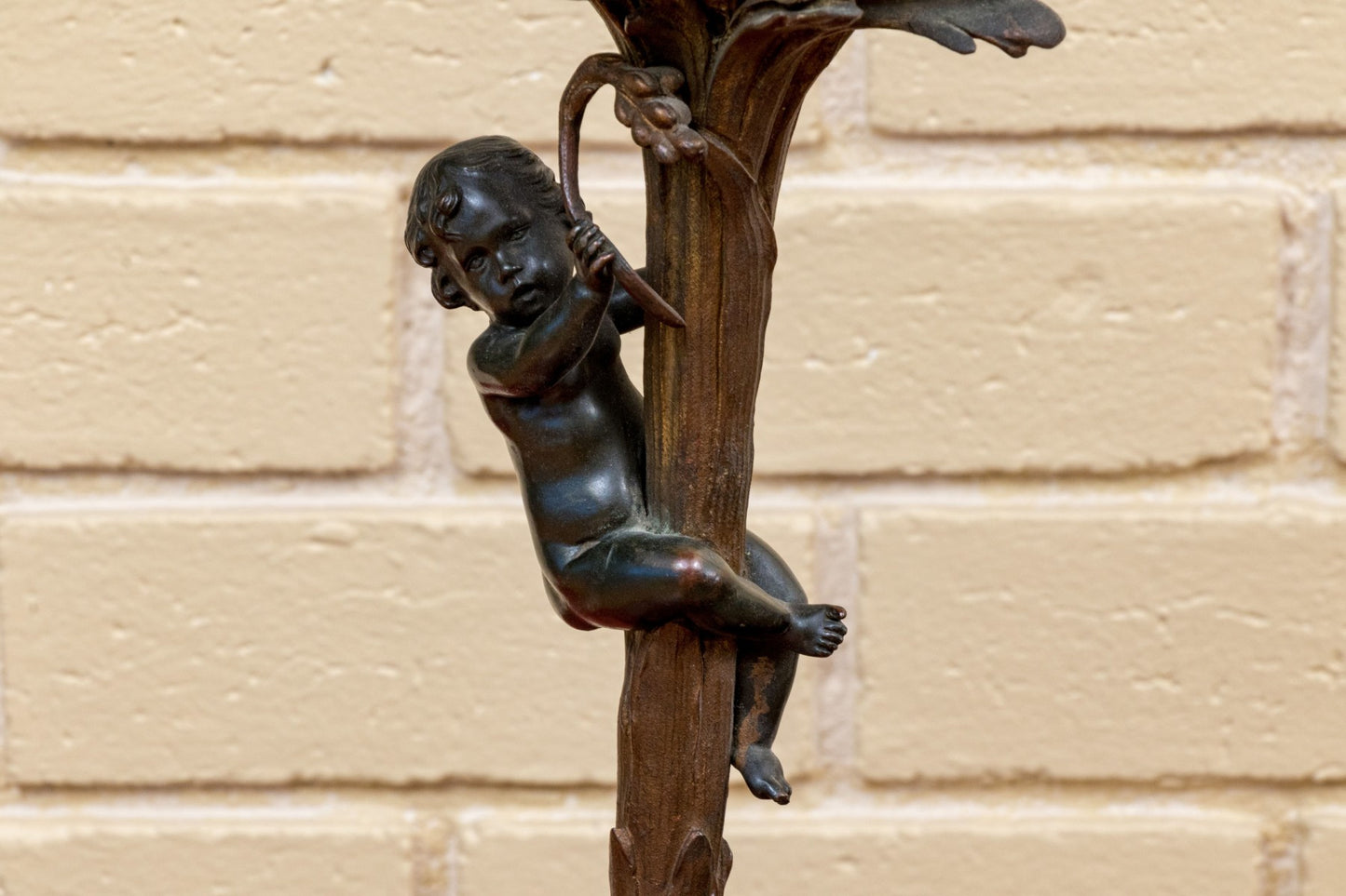 Art Nouveau Putti Table Lamp