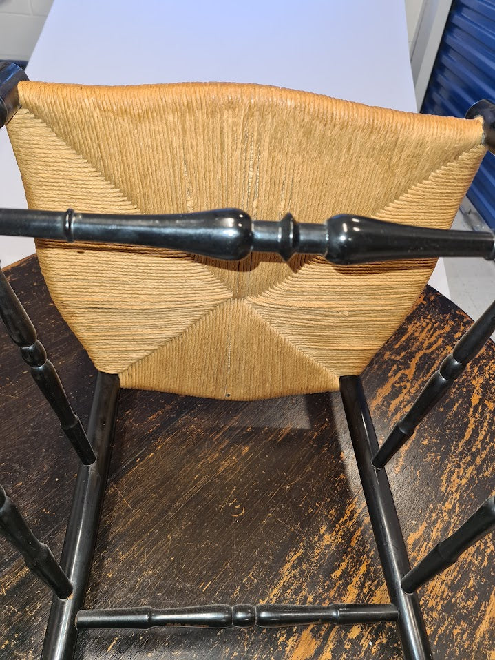 Set Of 4 Vintage Italian Chiavarina High-Back Chairs