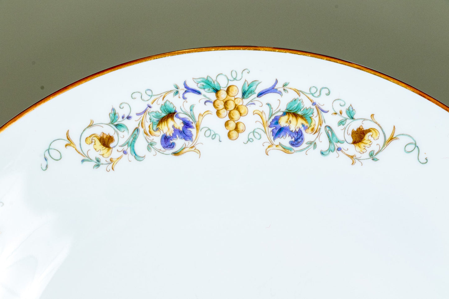Set Of Six Richard Ginori "Capri" Ceramic Dinner Plates