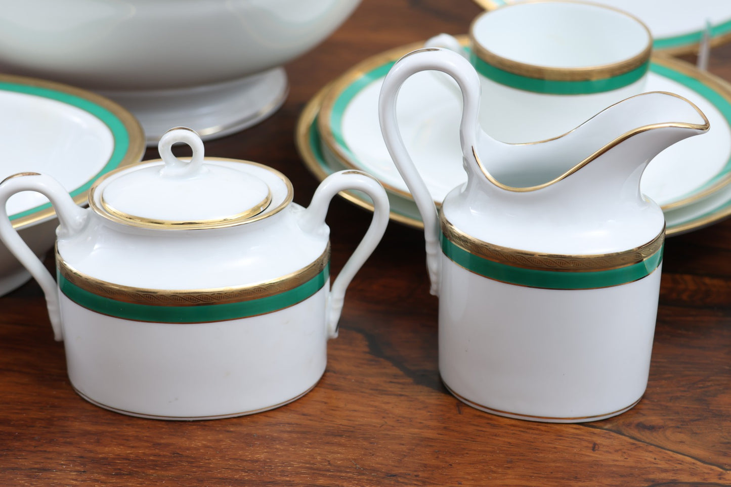 Richard Ginori "Palermo" Green Dish Set 67 Pieces