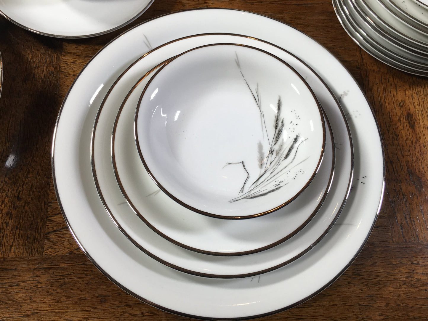 Fabulous Vintage ROSENTHAL CONTINENTAL Wheat China Set - 78 Pieces Including Serving Pieces