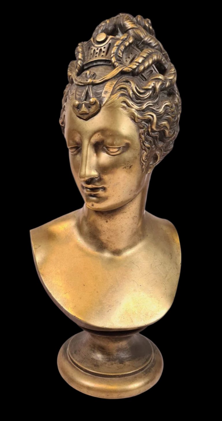 Bronze Bust of Diane De Poitiers after J. Goujon