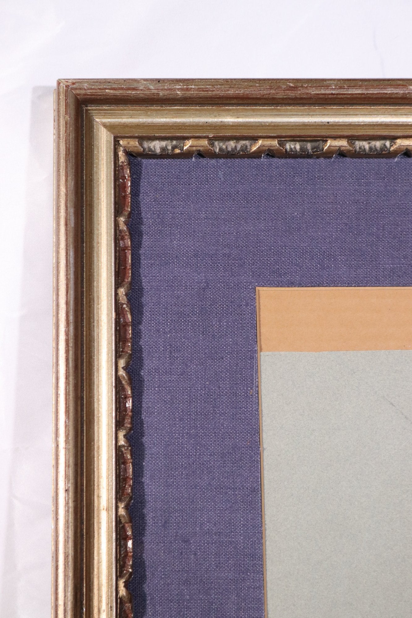 Framed Nude Pastel Artwork