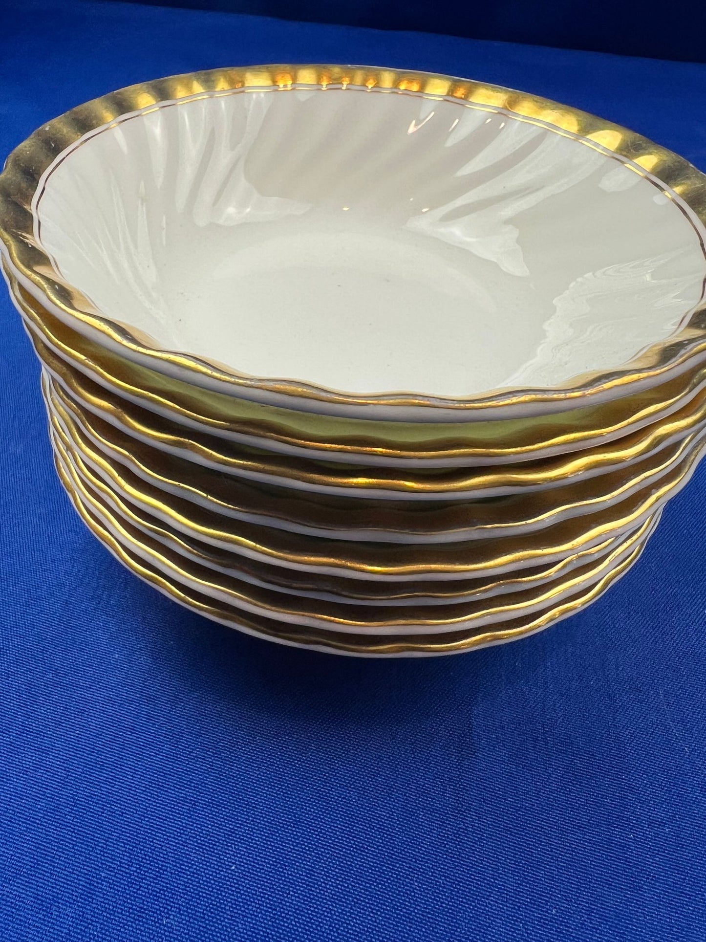 English Porcelain Bowls 5.5" - Signed "Minton's England"