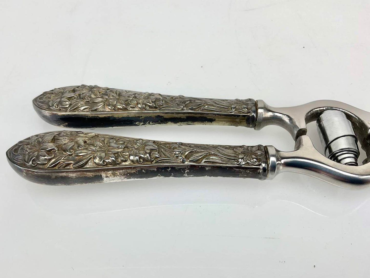 Vintage Sheffield W. Goff & Son Sterling Silver 3 Piece Carving Set