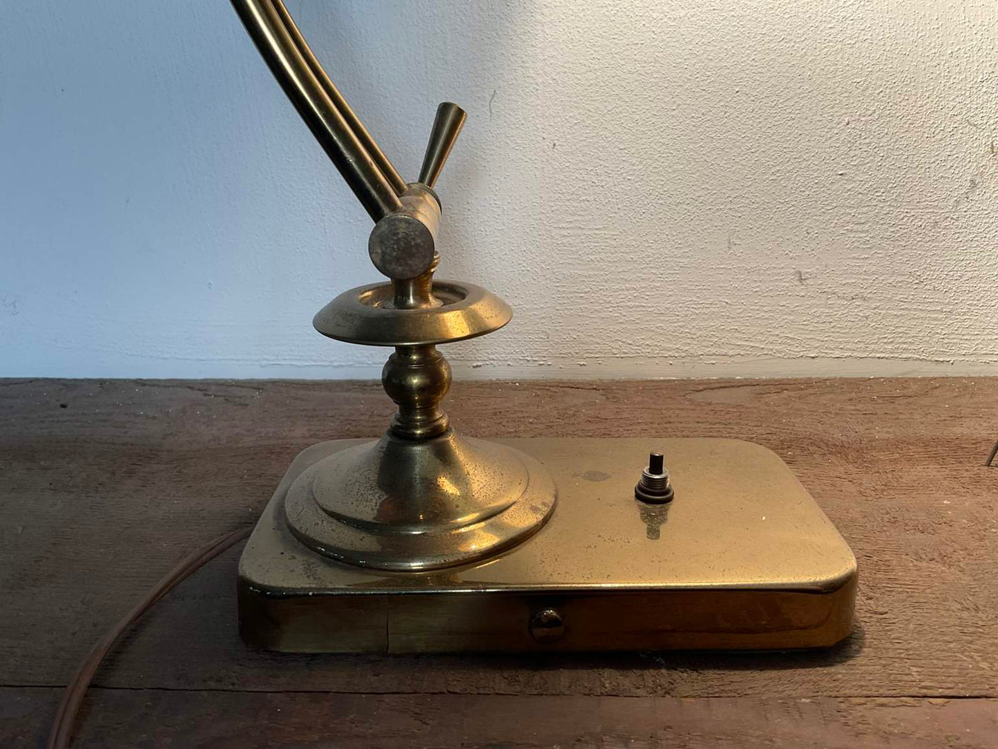 Vintage Brass Desk Lamp