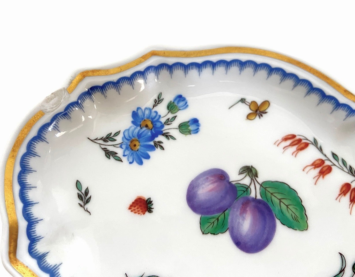 Three Vintage Richard Ginori "Italian Fruit" Pickle Dishes
