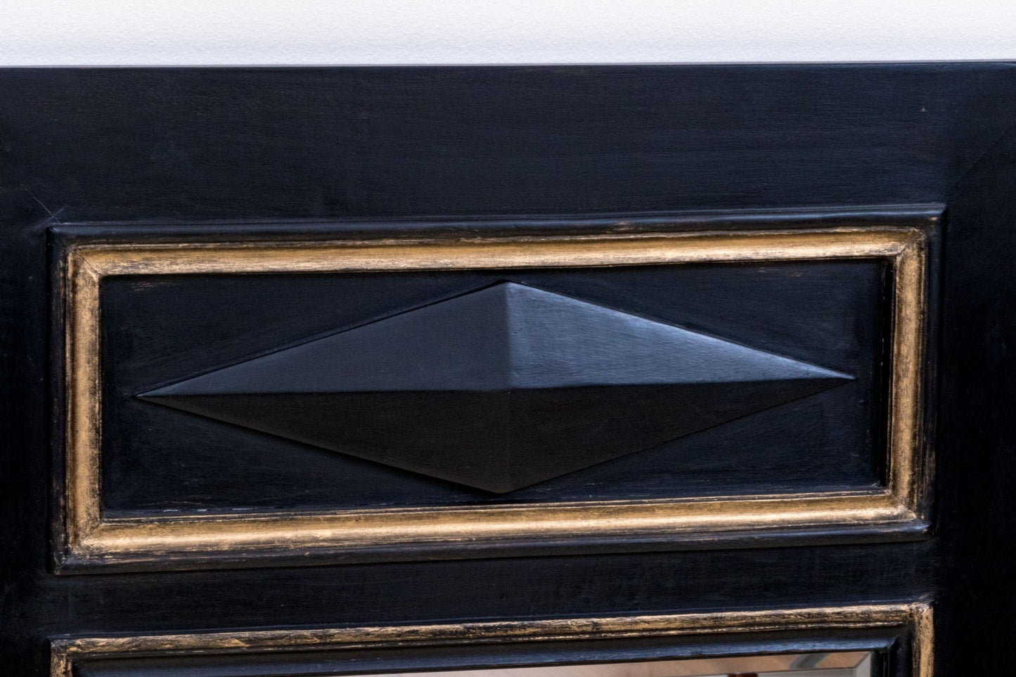 Sleek Hollywood Regency Contemporary Mirror