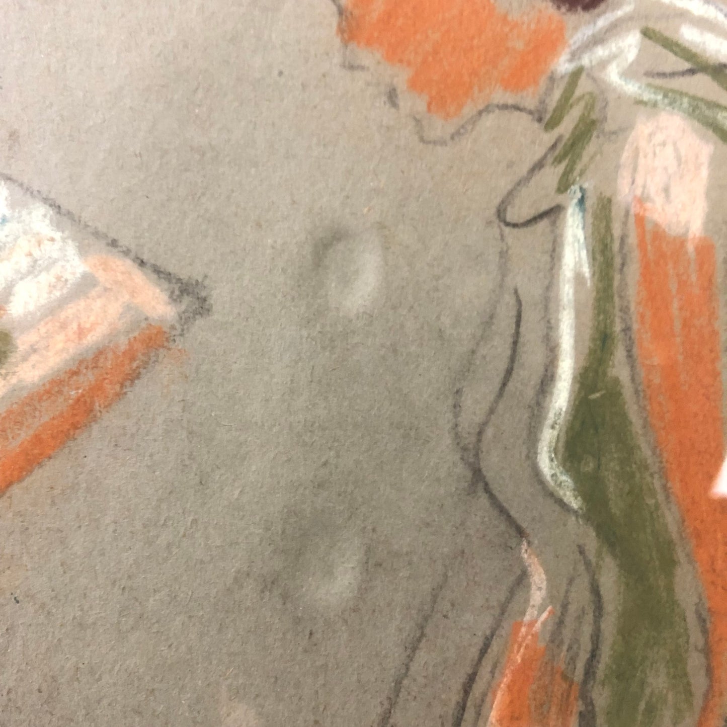Fashion Design Pastel Drawing, Sascha Maurer (American, 1897-1961) - #A2