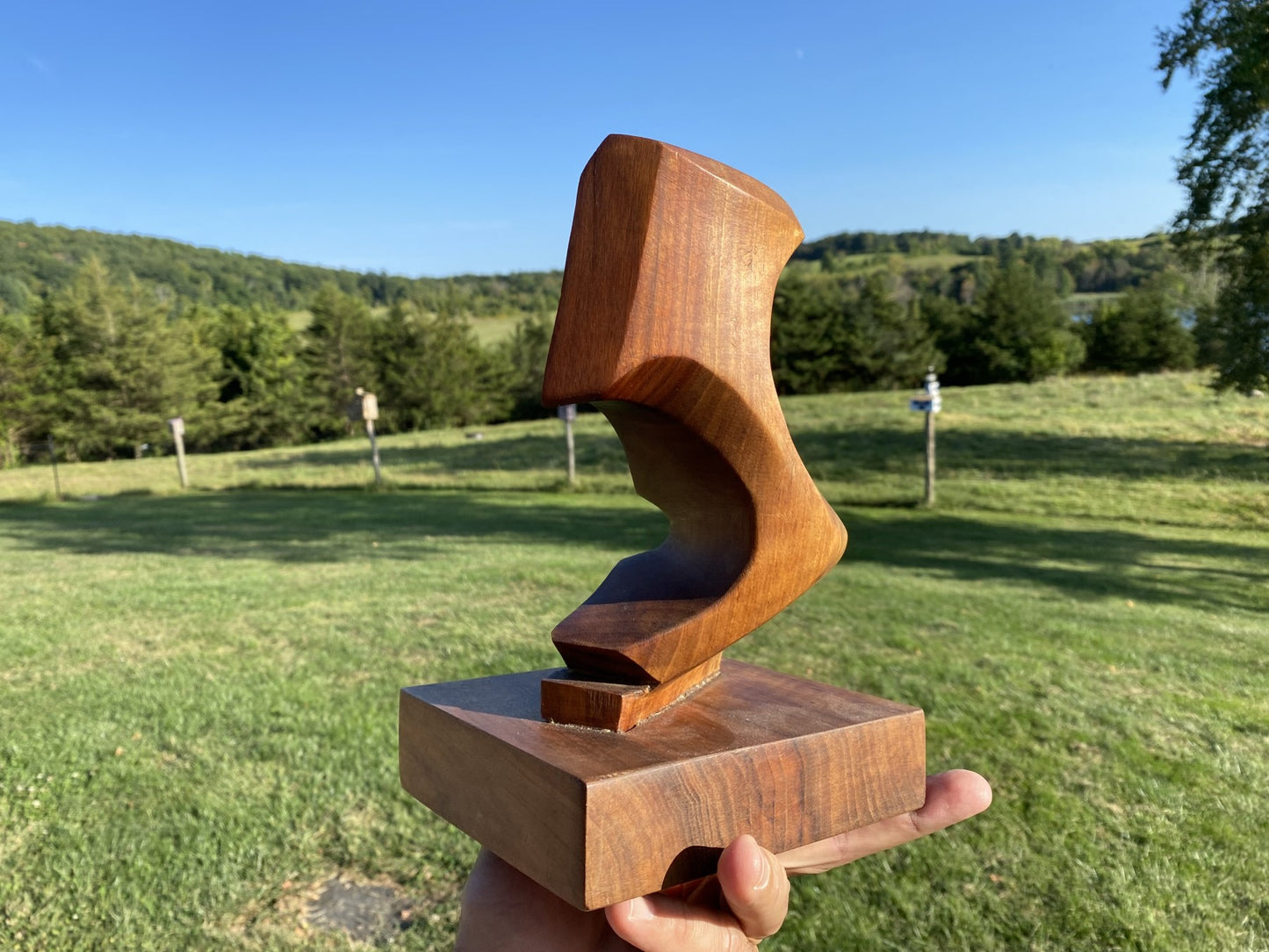 Abstract Wood Sculpture, 1968, Giuseppe Carli (Italian, 1915-1987)