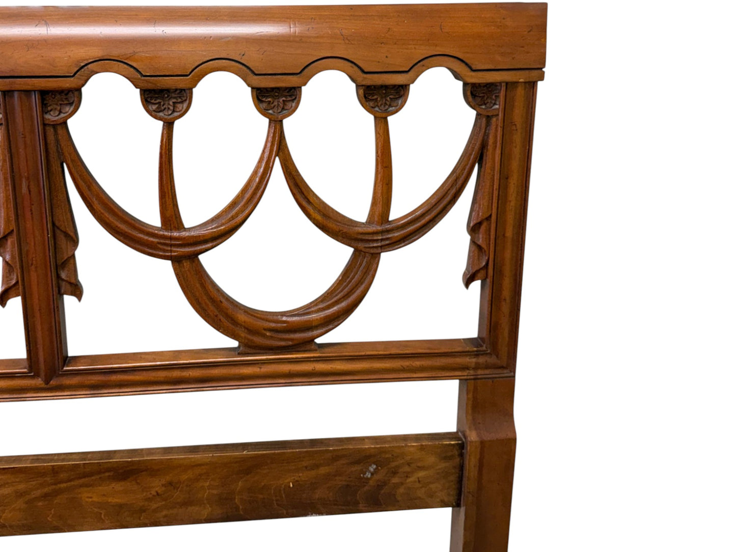 Baker Furniture Chippendale-style Mahogany King-Size Headboard
