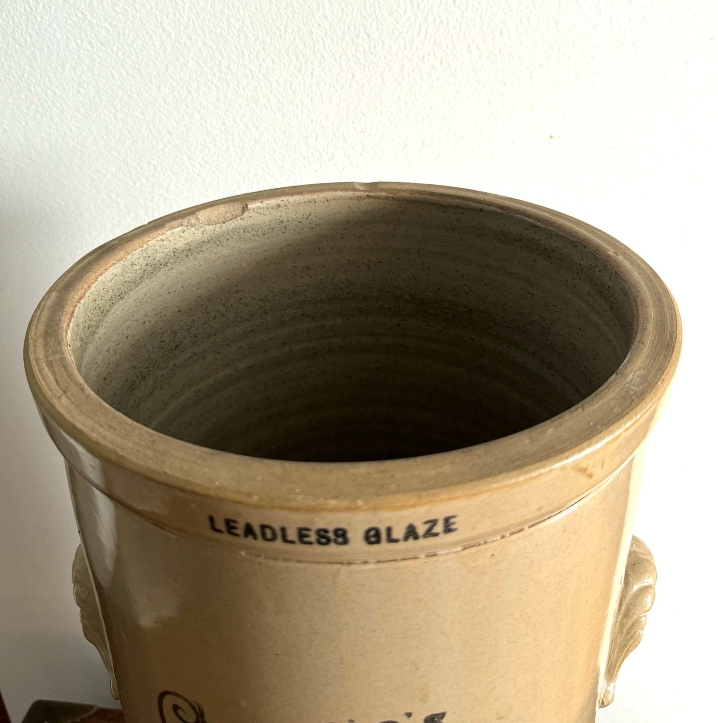 Tall Antique Cheavins Country Water Vessel