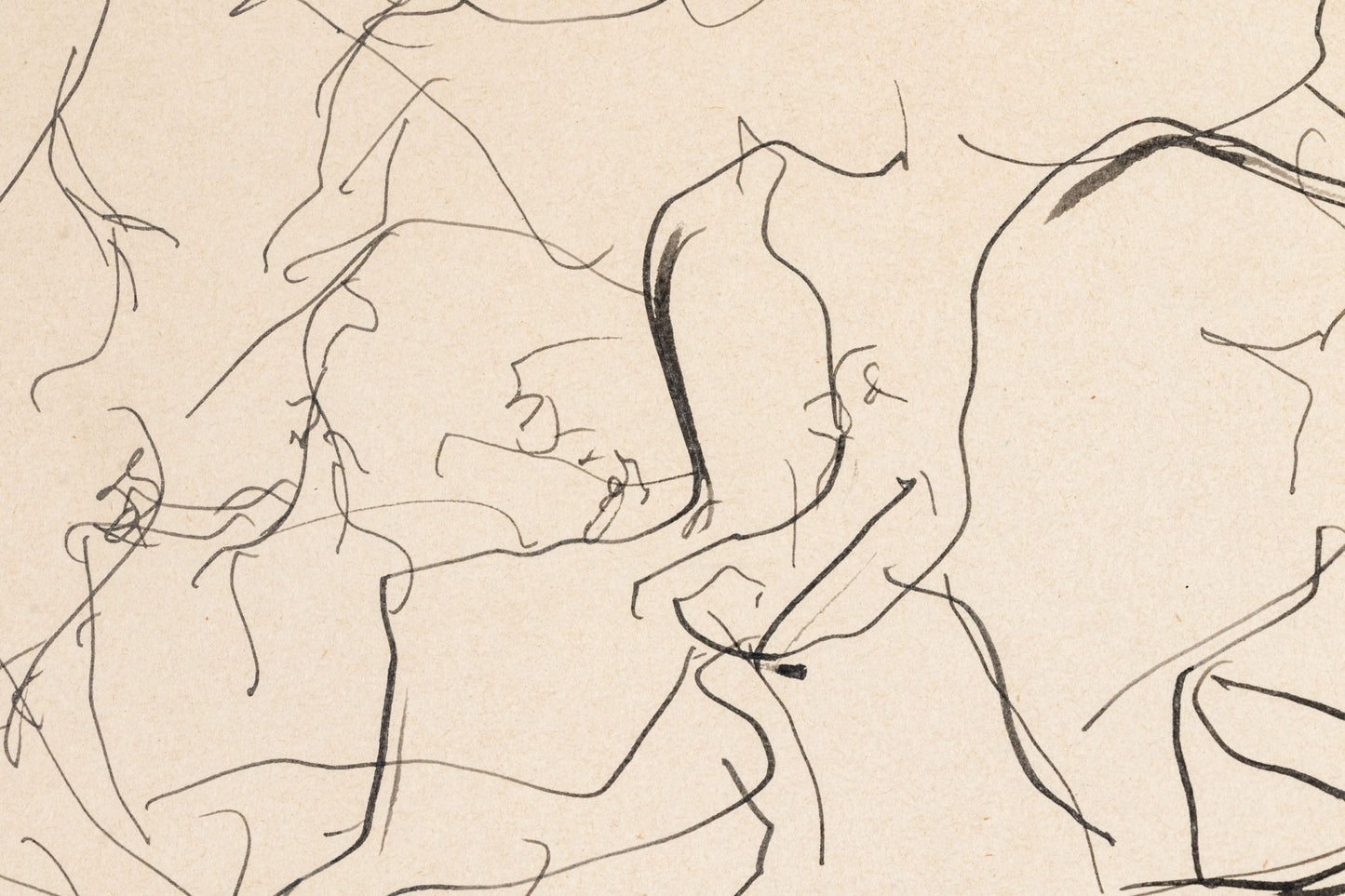 Gino Hollander (American, 1924 - 2015) Ink On Paper