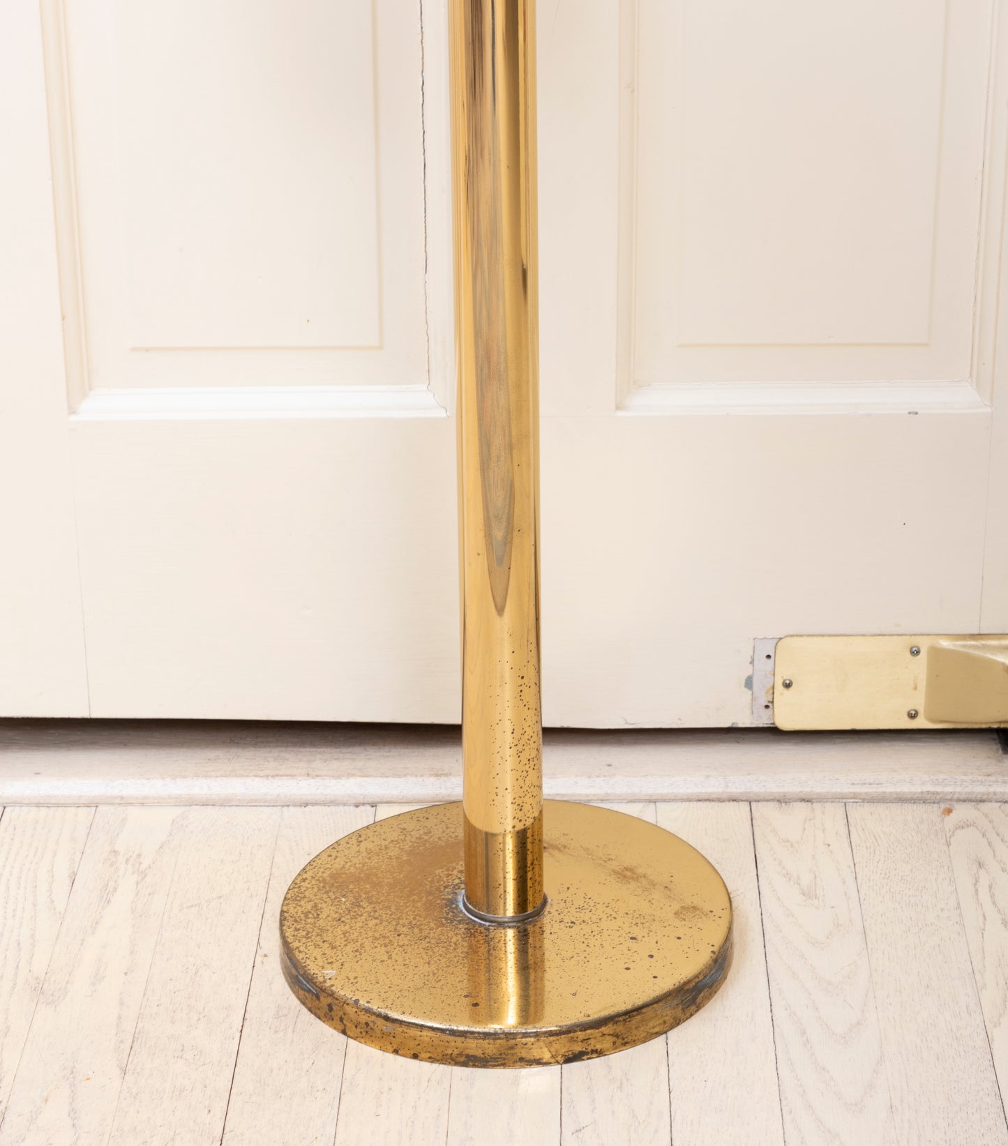 Brass And Crystal Ice Bucket