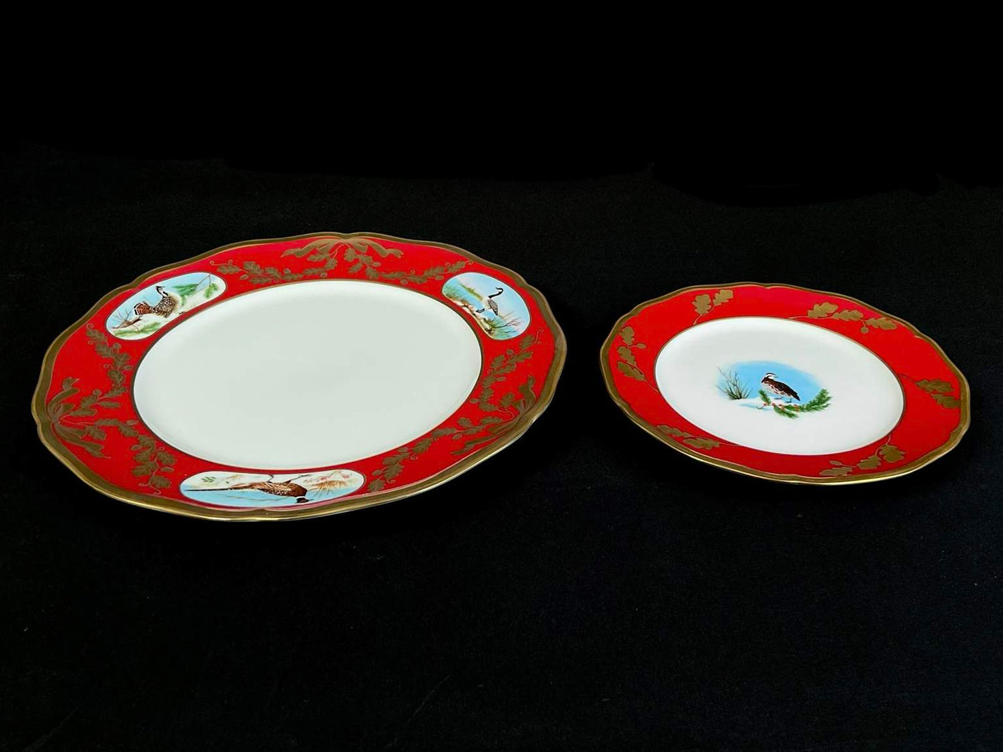 Fabulous Lynn Chase 24k Gold “Winter Games” China - 8 Pieces
