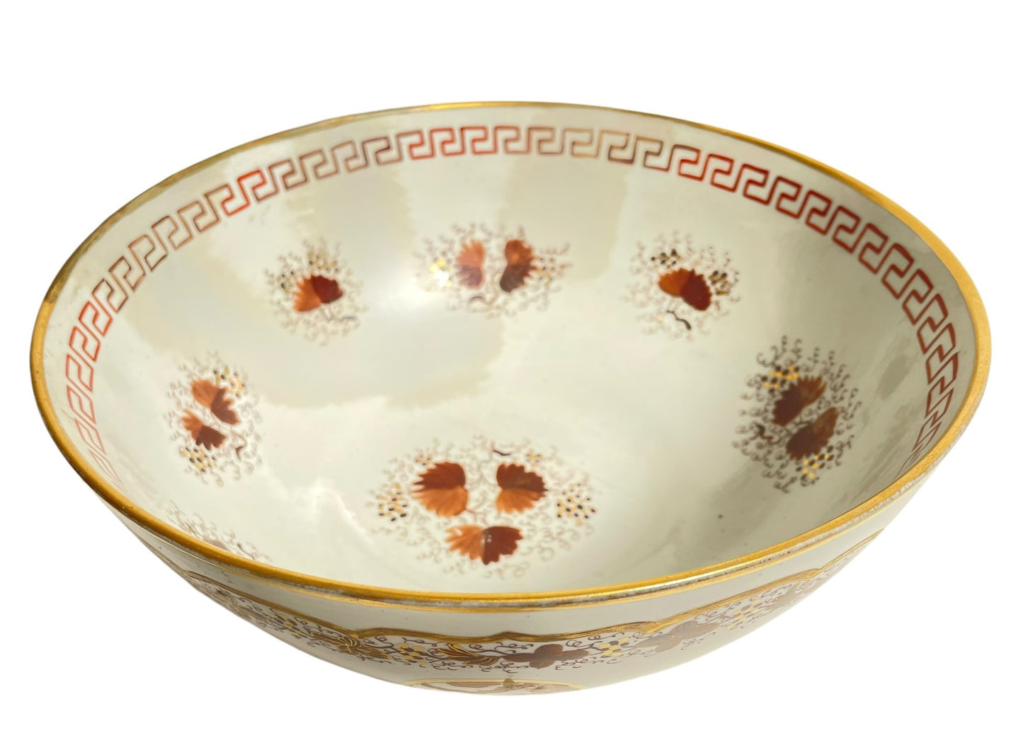 Hand-painted Porcelain Centerpiece Bowl