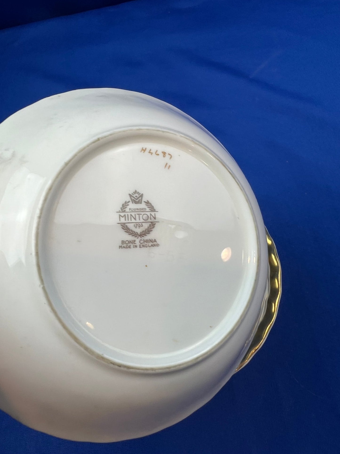 English Porcelain Bowls 5.5" - Signed "Minton's England"
