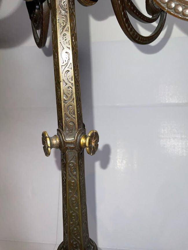 Neoclassical French Bronze Candelabra