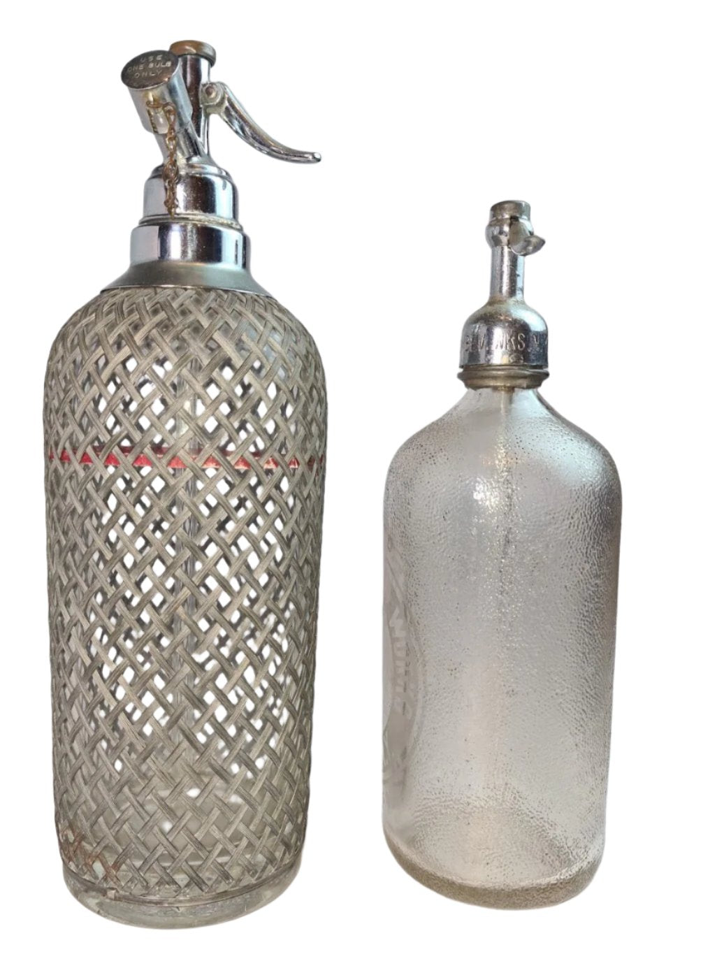 Vintage Seltzer Bottles 1940-1950s Bronx & Brooklyn NY