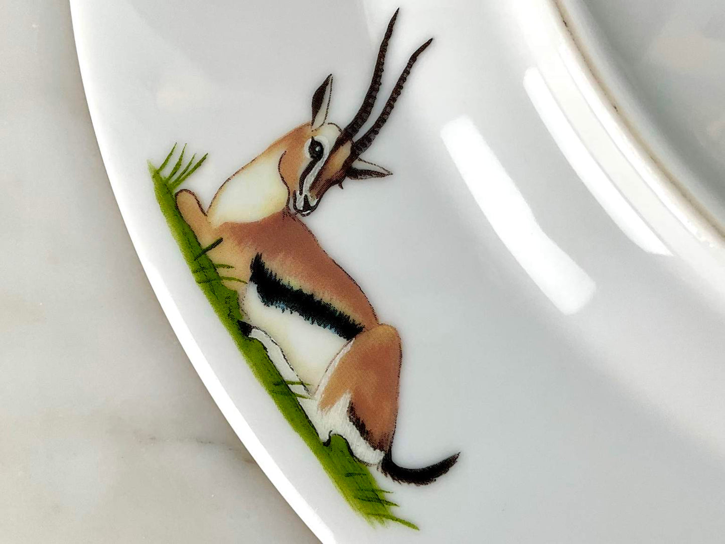 Stunning Lynn Chase Golden Cheetah Plate