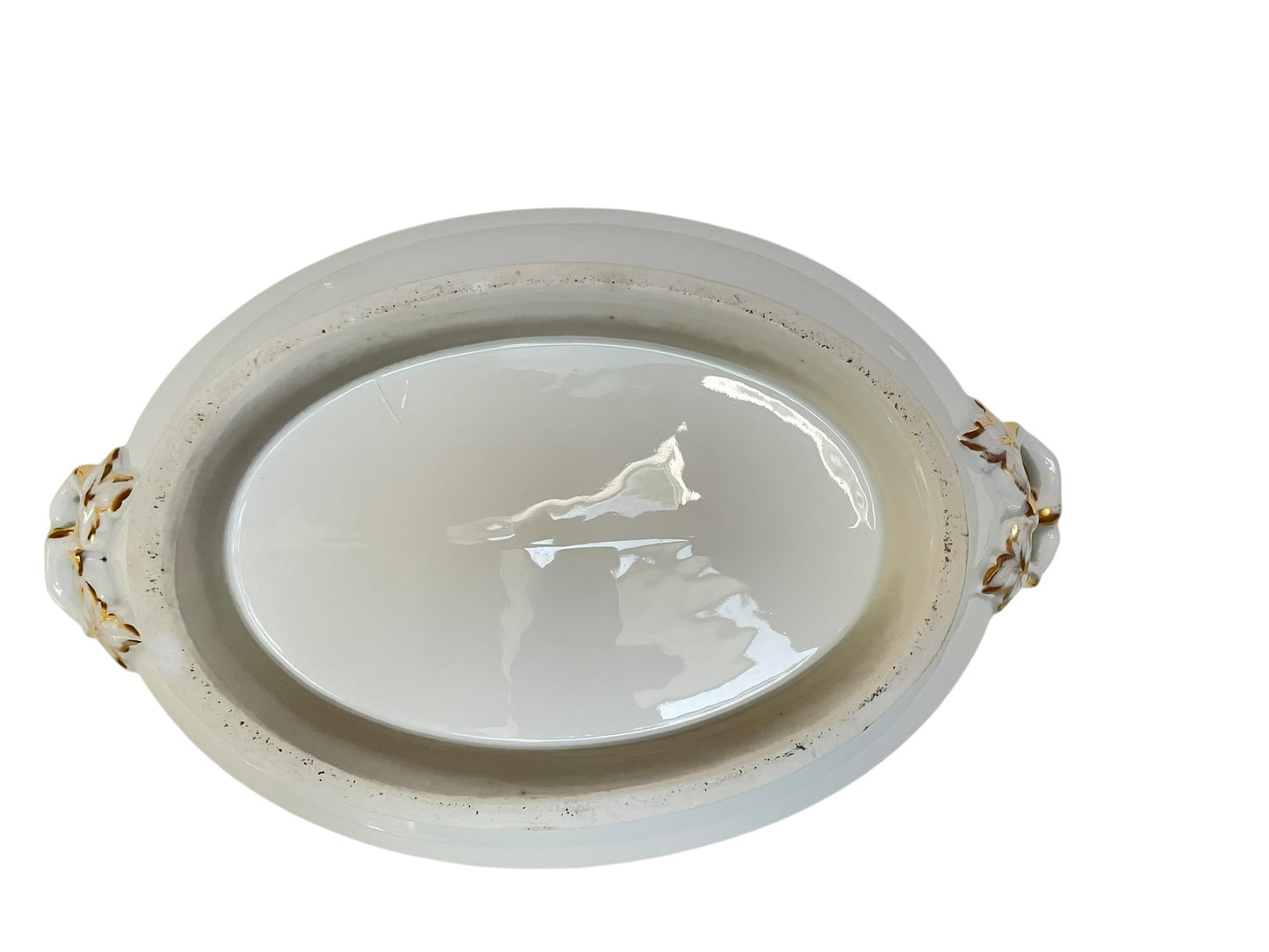 Pair Of Vintage Porcelain Covered Casserole Bowls